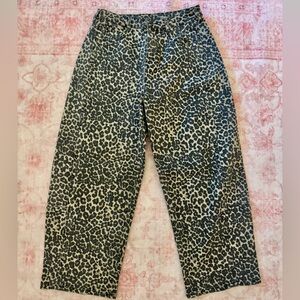 Cheetah Print Boutique Jeans High Rise